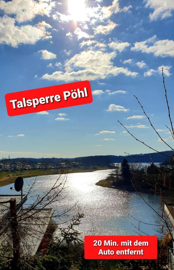 Ferienwohnung "Blick Mylau" - Naehe Freizeitpark Plohn & Weltgroesster Ziegelsteinbruecke Reichenbach im Vogtland Exterior photo