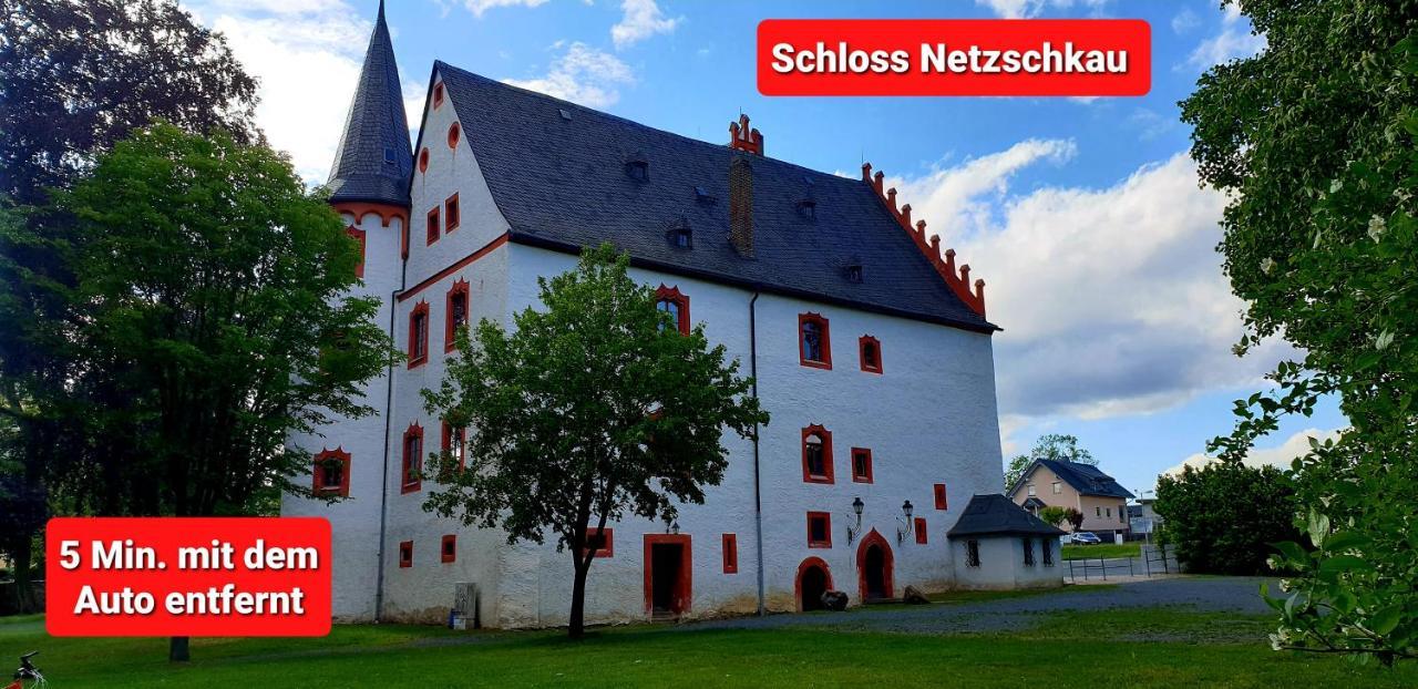Ferienwohnung "Blick Mylau" - Naehe Freizeitpark Plohn & Weltgroesster Ziegelsteinbruecke Reichenbach im Vogtland Exterior photo