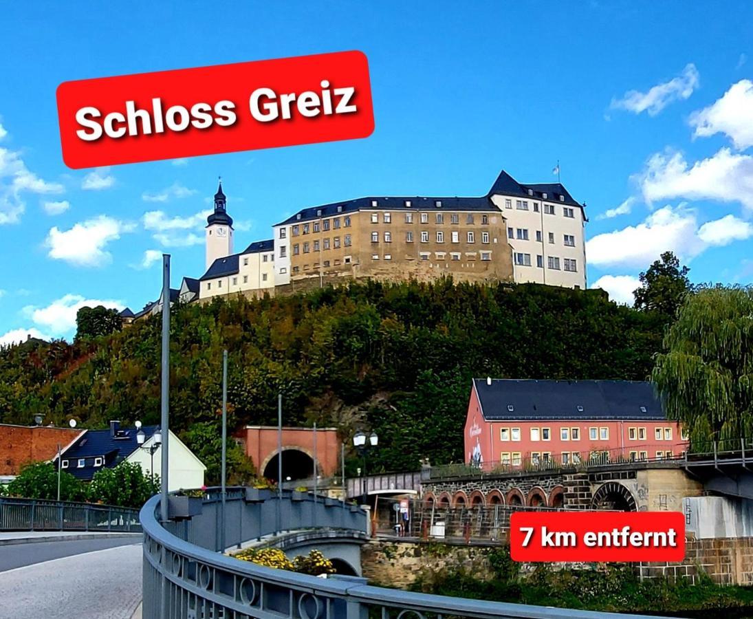 Ferienwohnung "Blick Mylau" - Naehe Freizeitpark Plohn & Weltgroesster Ziegelsteinbruecke Reichenbach im Vogtland Exterior photo